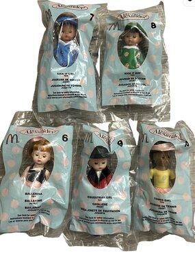 McDonald’s Factory Sealed 2005 Happy Meal Madame Alexander Collectible Dolls